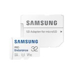 SAMSUNG PRO Endurance microSDXC 32GB + SD adaptér / Class 10 / UHS-I / U3 / čítanie: 100MBs / zápis: 40MBs (MB-MJ32KA/EU)