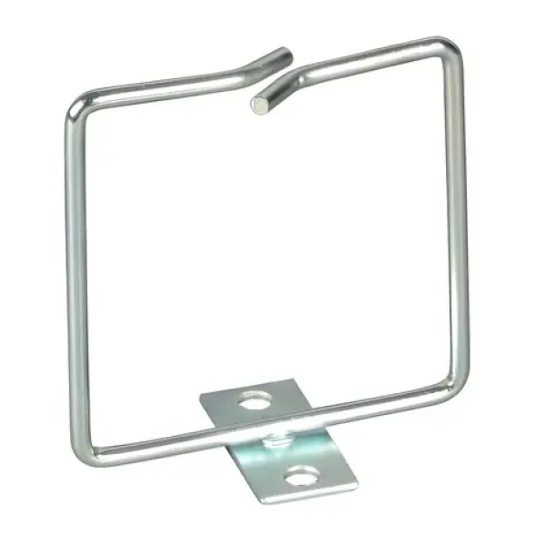 EFB Krúžok na káble 80x80 mm / Krúžok na káble / pre 19" rozvádzač / oceľ / hliníková (699991.3)