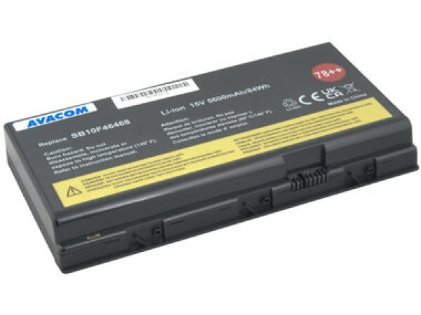 Avacom Náhradná batéria Lenovo ThinkPad P70 / Li- ION / 15V / 5600mAh / 84Wh (NOLE-P70-N23)