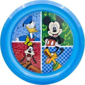 STOR Detský jedálenský tanier Mickey Mouse / Detský tanier / bez BPA (81112)