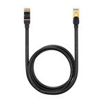 Baseus WKJS010201 Sieťový kábel CAT7 1.5 m čierna / Patch kábel / RJ45 - RJ45 (WKJS010201)