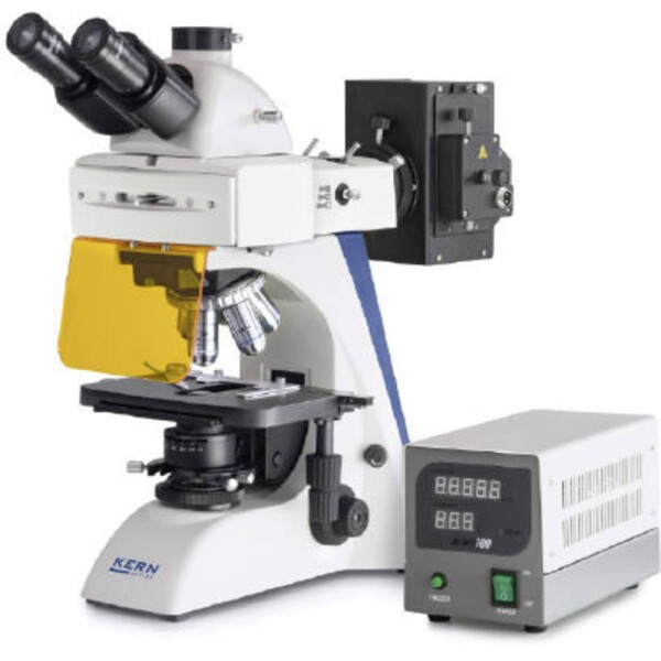 Kern OBN 141, trinokulárny fluorescenčná jednotka, 1000 x, vrchné svetlo, spodné svetlo, OBN 141; OBN 141
