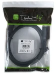 Techly DisplayPort 2.1 kábel čierna / Prípojný kábel / DisplayPort - DisplayPort / 5 m / 4K 120 Hz / pozlátené konektory (ICOC-DSP-A21-050)