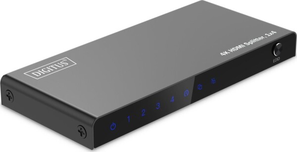 Digitus DIGITUS HDMI Splitter 1x4 4K/60Hz HDCP 2.3 EDID Control