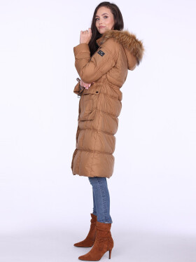 PERSO Coat BLH220027FXF Béžová farba