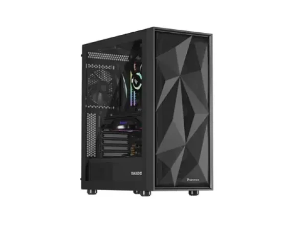 Genesis Diaxid 605F čierna / PC skriňa / ATX, micro-ATX, mini-ITX / USB 2.0 / USB 3.0 (NPC-2046)