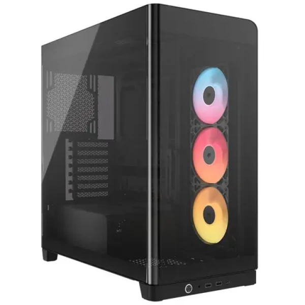 Corsair FRAME 4500X RS R ARGB čierna / E-ATX / 2x USB-A / 1x USB-C / 3x 120mm / bez zdroja / priehľadná bočnica (CC-9011314-WW)