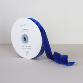 Bella Rose Zamatová stuha 2 cm – Royal Blue (10 m)