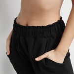 Dievčenské juniorské tepláky JOGGING D0C8P Black - DIM 32/34 černá