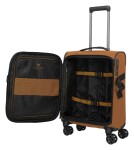 Malý textilný kufor Travelite Briize S Curry