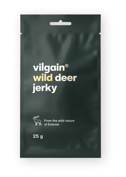 Vilgain Wild Jerky – 3× Jeleň 25 g