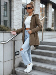 Dámska bunda parka s odnímateľnou kapucňou khaki FashionStreet TY5451 M