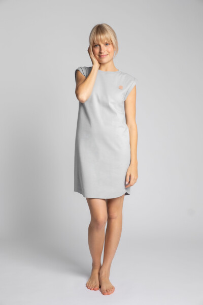 LaLupa Dress LA033 Light Grey