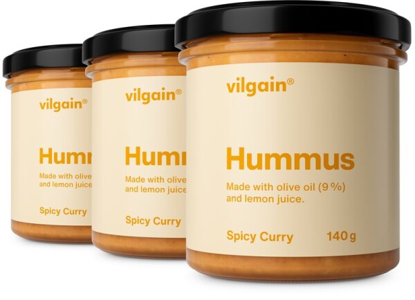 Vilgain Hummus – 3× kari 140 g