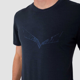 Salewa Puez Eagle Sketch Merino Pánske tričko 28340-3960 XL