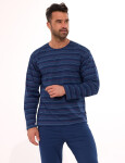 Cornette Rôzne 138/56 dĺžka/r S-2XL pánske pyžamo tmavě modrá M