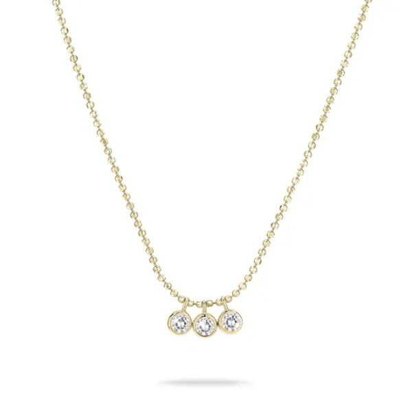 Tamaris Pozlátený náhrdelník so zirkónmi Tiny Glimmer TJ-0604-N-45