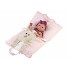 Llorens 73812 NEW BORN HOLČIČKA - realistická bábika bábätko s celovinylovým telom - 40 cm