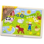 Studo Wood Puzzle Farma 24 dielikov