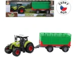 MaDe 07212 Traktor s prívesom, so zvukom a svetlom