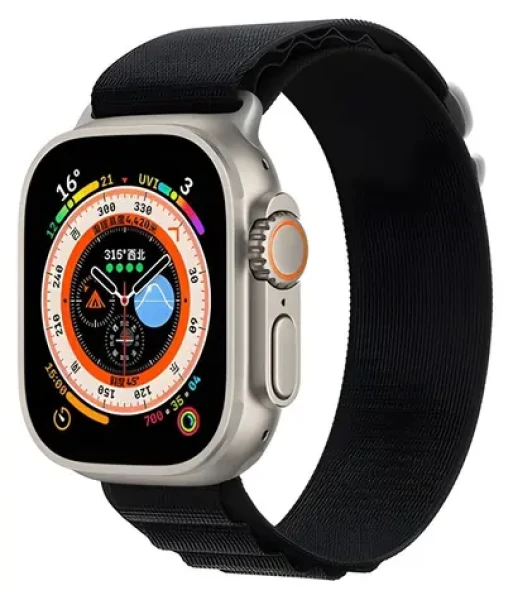 Devia Deluxe Sport 5 čierna / Remienok pre Apple Watch 40/41mm / Nylonový / Nastaviteľný (6938595381799)