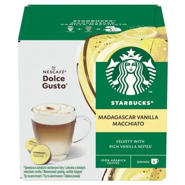 Starbucks Dolce Gusto Madagascar Vanilla Macchiato 12 ks / Kapsľová káva (100001356170)