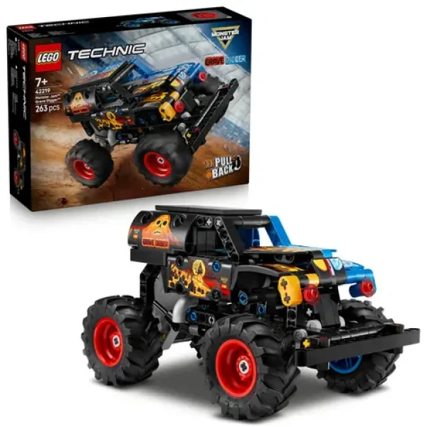 LEGO® Technic 42219 Monster Jam Grave Digger Oheň a ľad