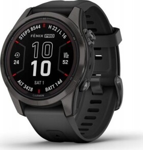 Garmin Garmin fēnix® 7S Pro Sapphire Solar Carbon Grey DLC Titanium/Black 42mm