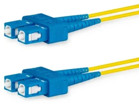 Lanview SC-SC žltý / Optický patch kábel / Singlemode OS2 / Duplex / 10 m (LVO231380)