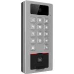 HIKVISION IP videotelefón s Mifare a odtlačkom prsta / Vstupný videoterminál / IP65, IK09 / 2MPx kamera (DS-K1T502DBFWX-C)