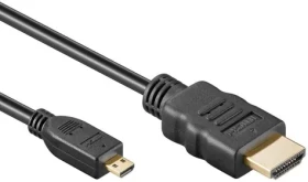 Kábel s Ethernetom, HDMI (M) - microHDMI (M) / 2m / high speed