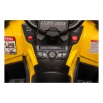 Mamido Detská elektrická štvorkolka Can-Am Outlander ATV žltá