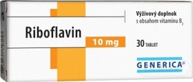 GENERICA Riboflavin 10 mg 30 tabliet