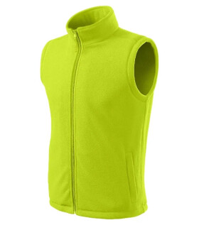 Ďalšia fleecová vesta unisex limetková XS