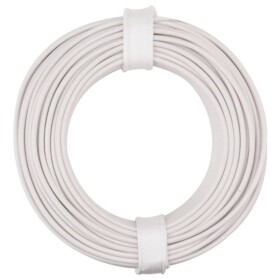 Donau Elektronik 175-015 opletenie / lanko LiY 1 x 0.75 mm² + 1 x 0.75 mm² biela 1 ks; 175-015