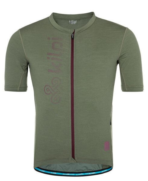 Pánsky cyklo dres Petrana-m khaki Kilpi