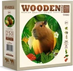 Wooden City Drevené puzzle Kapybara 250 dielikov