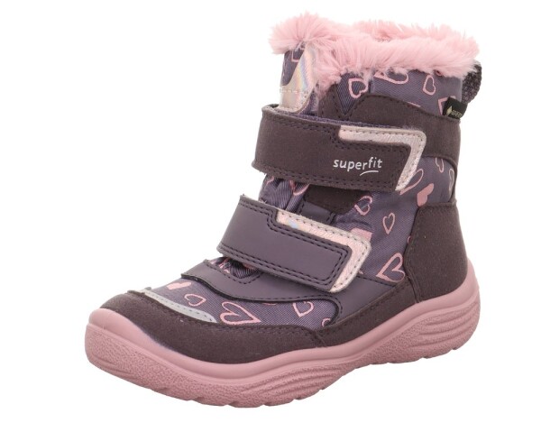 Dievčenské zimné topánky CRYSTAL Purple/Pink Gore-Tex, Superfit,1-009091-8510 - 25