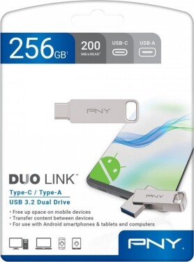 PNY Duo-Link, 256 GB (P-FDI256DULINKTYC-GE)