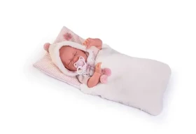 Antonio Juan 33340 LUNA - spiaca realistická bábika bábätko s mäkkým látkovým telom - 42 cm