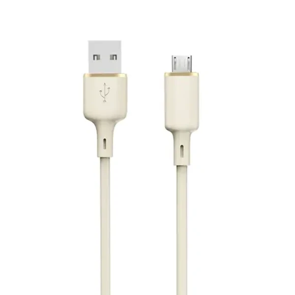 Dudao Dátový kábel L7SM / USB-A / micro USB 5A / 1m / béžová (156304)