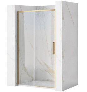 REA - Sprchové dvere Rapid Slide 150 Gold Brush REA-K9380