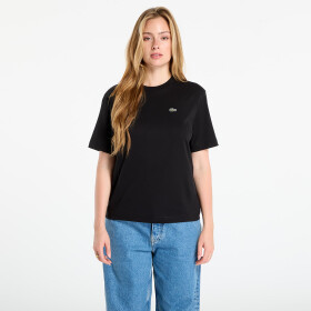 Tričko LACOSTE Soft Cotton T-shirt Black 38