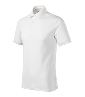 Pánske polo tričko Prime (GOTS) biele L