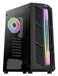 AeroCool Prime v2 čierna / PC skriňa / ATX / 2x USB 3.0 / Bez zdroja / priehľadná bočnica (ACCM-PV29113.11)