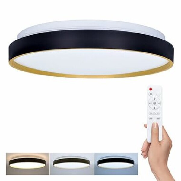 Solight WO8013 LED osvetlenie s diaľkovým ovládačom Cala / 48W / 3360lm / 38cm / zmena chromatičnosti (8592718038311)