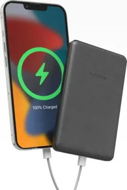 ZAGG Mophie Snap+ Juice Pack Mini čierna / Powerbanka / 5000 mAh / MagSafe / Bezdrôtové nabíjanie