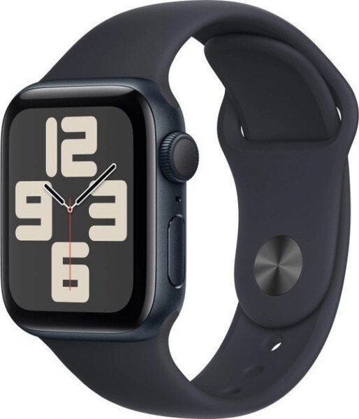 Apple Watch SE GPS 40mm Midnight Alu Sport M/L Čierny (MXE93QN/A)