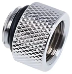 Alphacool Eiszapfen 10mm G1/4 AG-IG chrómová / Adaptér / Vodné chladenie / Mosadz / Rovný (17255)