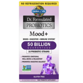 Dr.FORMULATED Probiotiká mood 50 miliárd CFU 16 kmeňov 60 kapsúl